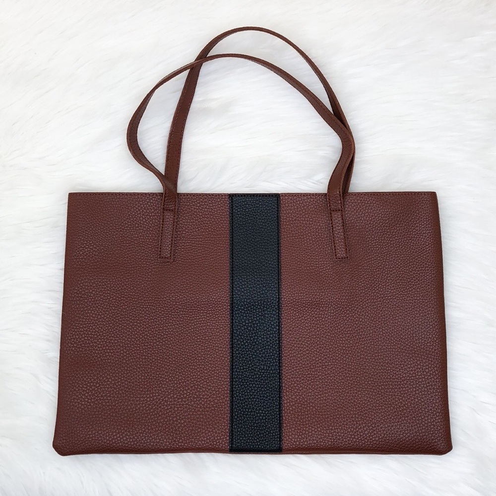 Vince Camuto Brown Vegan Luck Tote - Picture 3 of 9
